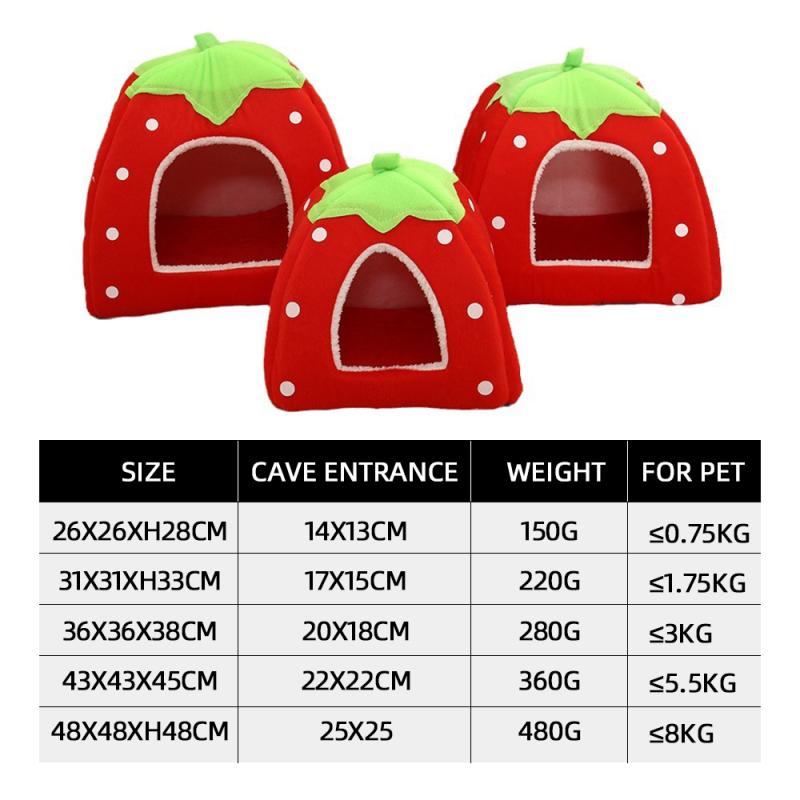 Wholesale Custom Logo Warm Strawberry Design Pet Product Cat House