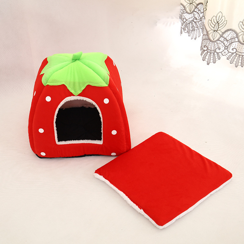 Wholesale Custom Logo Warm Strawberry Design Pet Product Cat House