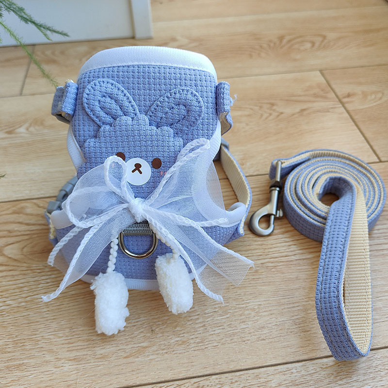 Wholesale Cute 1.2m 1.8m Leash Small Dog Cat Harness