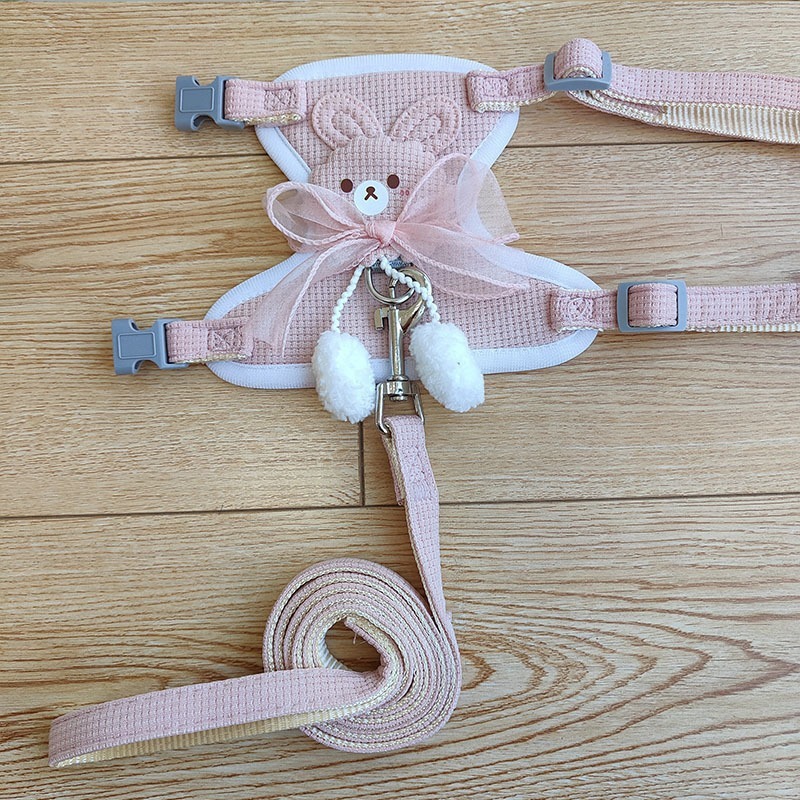 Wholesale Cute 1.2m 1.8m Leash Small Dog Cat Harness