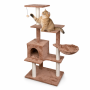 Manufacturer Wholesale Brown Sisal Short Plush Cat Trees Scratcher
