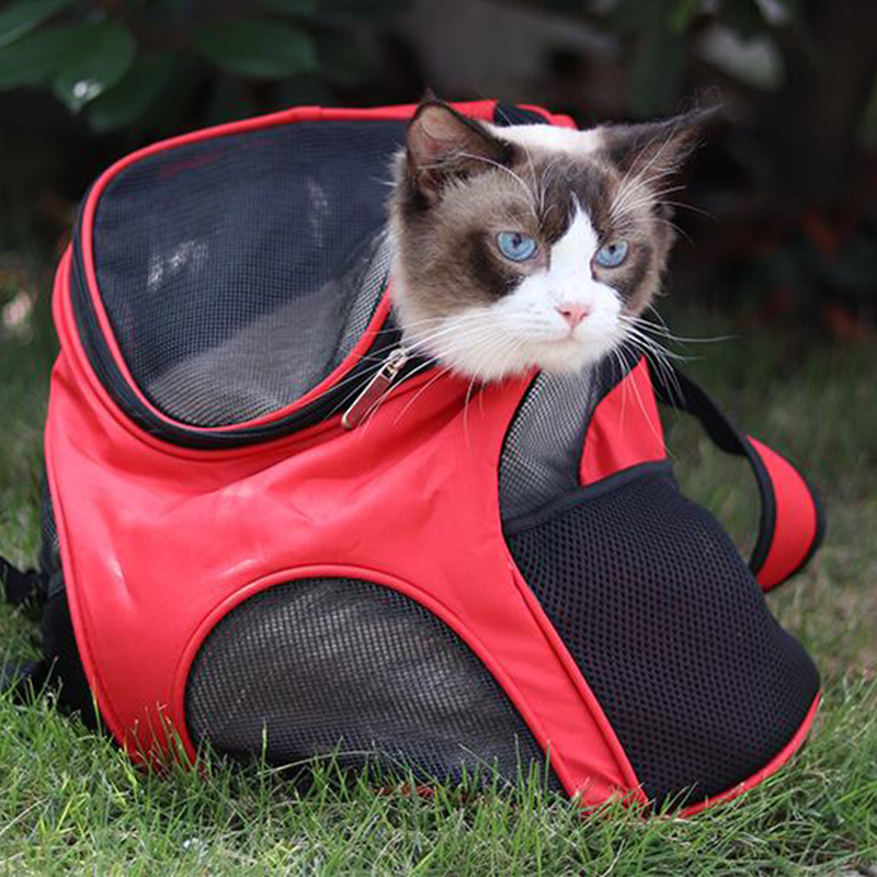 wholesale manufacturer breathable portable travel outdoor carrier pet bag cat backpack