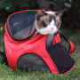 wholesale manufacturer breathable portable travel outdoor carrier pet bag cat backpack