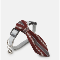 Manufacturer wholesale adjustable cotton pet dog bow tie collar