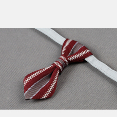 Manufacturer wholesale adjustable cotton pet dog bow tie collar