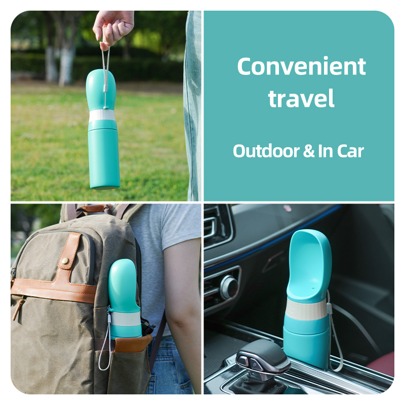 Wholesale Custom Logo Package Portable Travel Insulated Dog Water Bottle