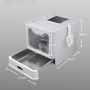 Manufacturer Wholesale Stainless Steel Foldable Cat Litter Box