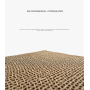 Manufacturer wholesale foldable detachable corrugated cat scratcher cardboard house