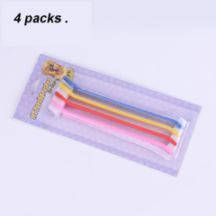 Manufacturer wholesale plastic pet dog toothbrush set 4 packs 8 packs