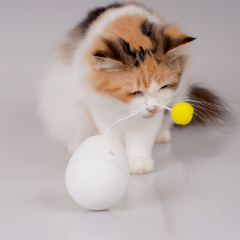 Manufacturer wholesale smart interactive electric cat tumbler toy with ball