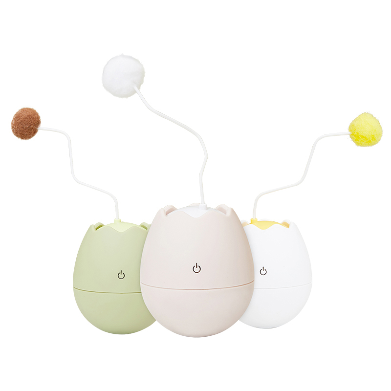 Manufacturer wholesale smart interactive electric cat tumbler toy with ball