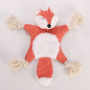 Manufacturer wholesale OEM bite resistence grey bear dog rope plush toy