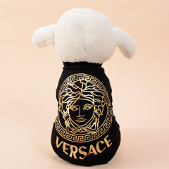 Manufacturer wholesale cotton printed multi-pattern soft pet clothes dog tshirt