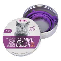 Manufacturer wholesale non-toxic essential oils adjustable anti-anxiety dog cat calming collar