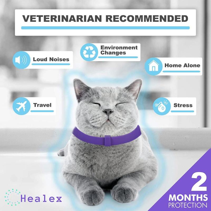 Manufacturer wholesale non-toxic essential oils adjustable anti-anxiety dog cat calming collar