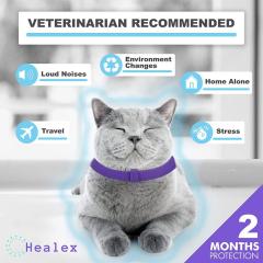 Manufacturer wholesale non-toxic essential oils adjustable anti-anxiety dog cat calming collar