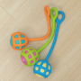 Manufacturer wholesale orange green blue chew dog tpr toys