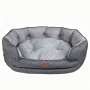 Wholesale Custom Logo Pet Product Round Sofa Luxury Cat Dog Bed Cooling