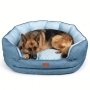 Wholesale Custom Logo Pet Product Round Sofa Luxury Cat Dog Bed Cooling