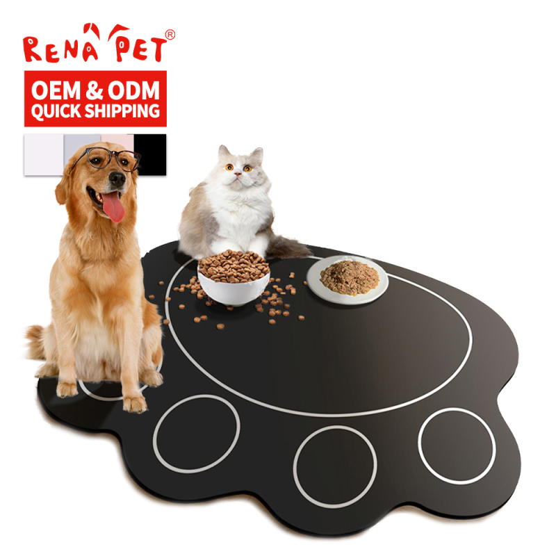 Wholesale Anti-slip Waterproof Easy Clean Cat Dog Pet Feeding Mat