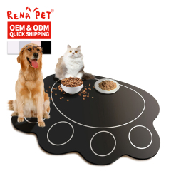 Wholesale Anti-slip Waterproof Easy Clean Cat Dog Pet Feeding Mat