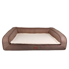 Manufacturer wholesale custom logo luxury washable dog large sofa bed egg orthopedic foam