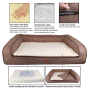 Manufacturer wholesale custom logo luxury washable dog large sofa bed egg orthopedic foam
