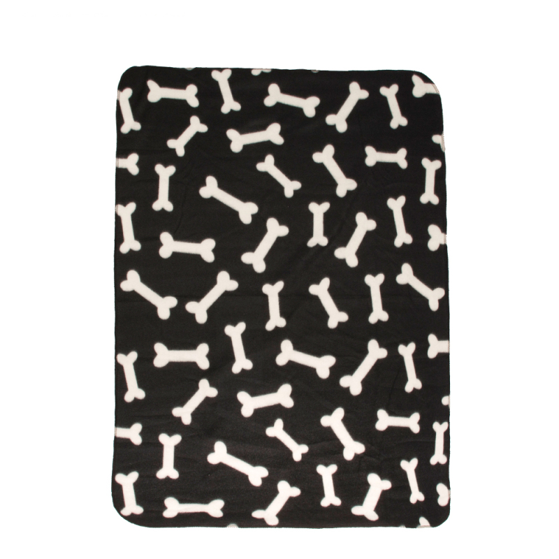 wholesale manufacturer high quality soft fleece custom plush pet dog blanket