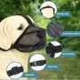 Wholesale Multi-size Black Adjustable Breathable Dog Muzzle