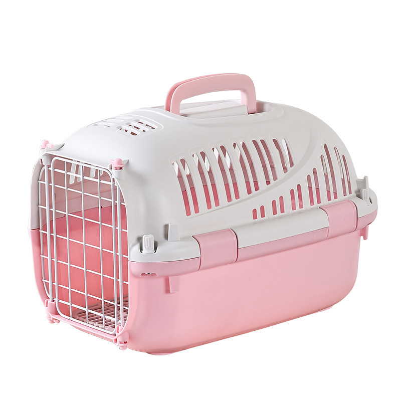 Wholesale Portable Breathable Plastic Small Dog Cat Cage Outdoor