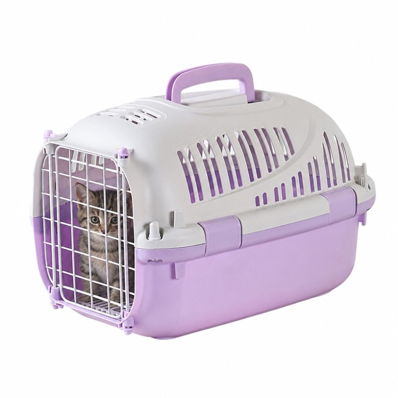 Wholesale Portable Breathable Plastic Small Dog Cat Cage Outdoor