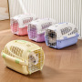 Wholesale Portable Breathable Plastic Small Dog Cat Cage Outdoor