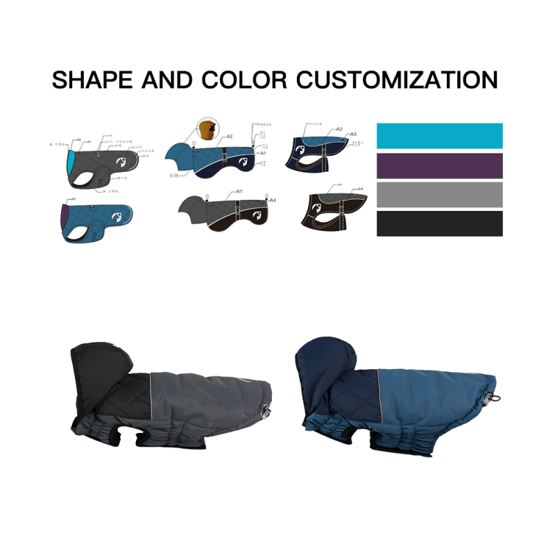 Manufacturer wholesale custom logo pet accessories dog clothes with hat