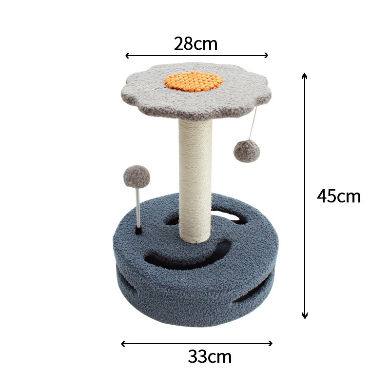 Manufacturer wholesale cute strawberry avocado small cat tree sun flower design