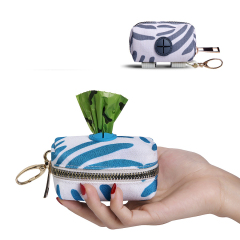 Manufacturer wholesale oxford cloth portable dog poop bag dispenser