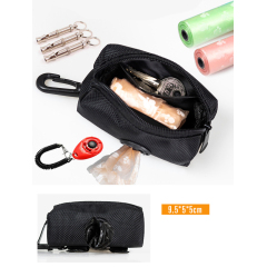 Manufacturer wholesale oxford cloth portable dog poop bag dispenser