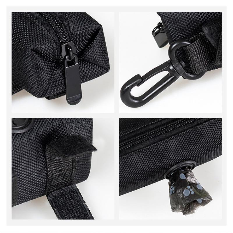 Manufacturer wholesale oxford cloth portable dog poop bag dispenser
