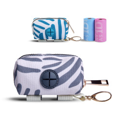 Manufacturer wholesale oxford cloth portable dog poop bag dispenser