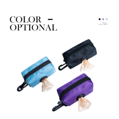 Manufacturer wholesale oxford cloth portable dog poop bag dispenser