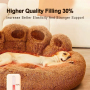 Manufacturer wholesale custom logo pet supplier plush dog cat bed bear paw shape