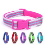 Manufacturer wholesale custom logo adjustable dog collar reflective
