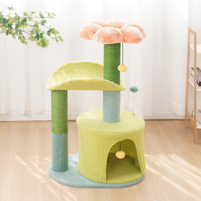 Manufacturer Wholesale Climbing Flower Cat Tree Large