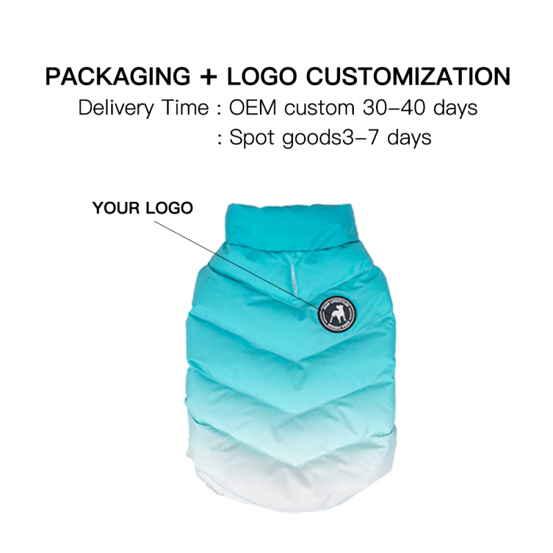Manufacturer Wholesale Custom logo Warm Reflective Dog Coat