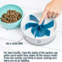 Manufacturer wholesale blue grey spiral slow dog pet feeder