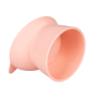 Manufacturer wholesale protect neck pink green blue plastic cat oblique bowl with ear