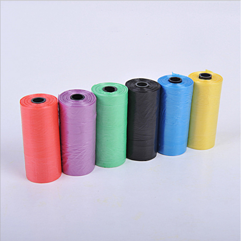 Manufacturer wholesale PE custom logo printed dog poop bag pet waste bags