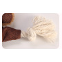 Manufacturer wholesale OEM squeaky bite resistence grey bear squirrel fox dog rope plush toys