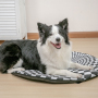 Manufacturer wholesale black and white cat dog mat