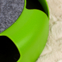 wholesale free sample interactive plastic plush cheap mouse cat toy round