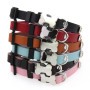 Wholesale Adjustable Custom Cat Leather Collar
